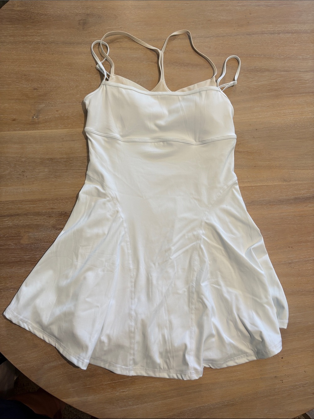 White Strappy Skater Dress